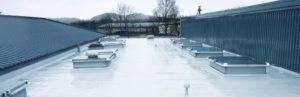flat roofing background image